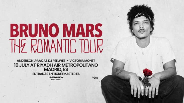 Bruno Mars en Madrid